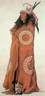 Best Sellers Part IV Prints: Native American Man in Painted Robe