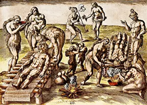 Colonial Prints: Native American Medicine, 1560s