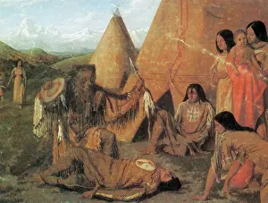 World Cultures Prints: Native American Medicine Man
