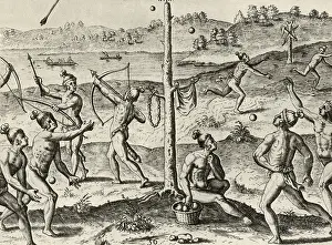 Playing Prints: Native American Sports, 16th Century