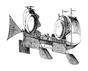 Aircraft Prints: 'Nave Atmosferica', 1783
