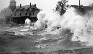 Massachusetts Prints: New England Hurricane, 1938