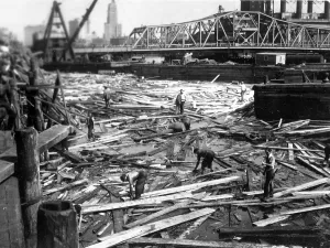 Meteorology Prints: New England Hurricane Damge, 1938