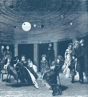 Planet Prints: The new planetarium in Paris, 1880