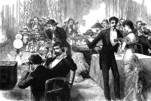 Year Prints: New Year's Telephone Party, 1882