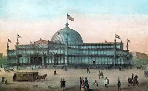Cities Prints: New York Crystal Palace, 19th Century