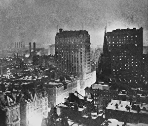 Manhattan Prints: New York at Night, 1914