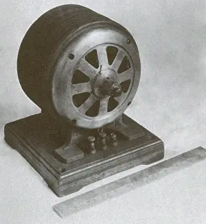 Current Prints: Nikola Tesla, Induction Motor