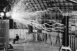 Nikola Prints: Nikola Tesla, Serbian-American Inventor