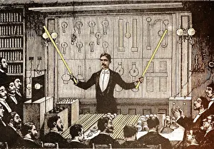 Nikola Prints: Nikola Tesla, Serbian-American Inventor