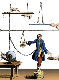 Static Prints: Nollet's Static Electric Experiment, 1746