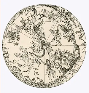 Globe Prints: Northern Hemisphere, Celestial Globe