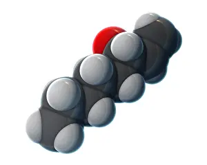Mushroom Prints: Octenol, Molecular Model