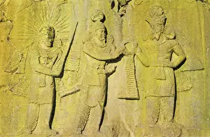 Mithras Prints: Ohrmazd, King Ardeshir II and Mithras