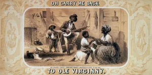 Slaves Prints: 'Ole Virginny', Tobacco Label, 1859