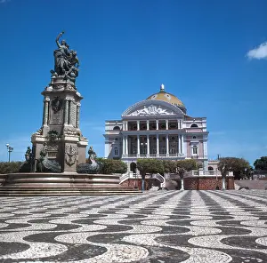Theater Prints: Opera House, Manaus, Brazil