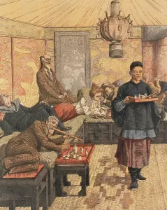 Illegal Prints: Opium Den in France, 1903