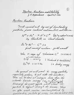 Project Prints: Oppenheimer's Equations for Uranium Separation