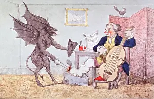 Origin Prints: Origin of the Gout, 1815
