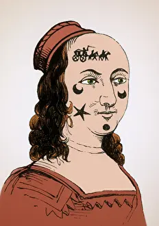 Beauty Prints: Ornamental Patches on Face, 17th Century