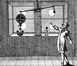 Pressure Prints: Otto von Guericke, German Scientist