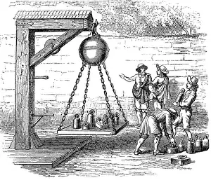 Pressure Prints: Otto von Guericke, Vacuum Experiment