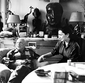 Pablo Prints: Pablo Picasso and Jacqueline Roque, 1957