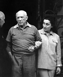 Famous People Prints: Pablo Picasso and Jacqueline Roque