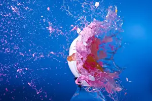 Collision Prints: Paintball Hitting an Egg