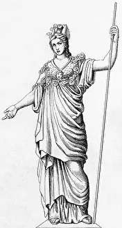 Goddess Prints: Pallas, Greek goddess