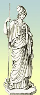 Goddess Prints: Pallas, Greek goddess