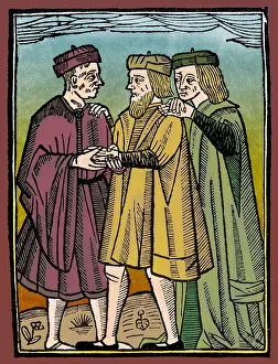 Notable Prints: Palm Reading, 16th Century