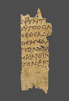 Text Prints: Papyrus Fragment of Homer's Odyssey