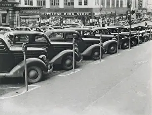 Store Prints: Parked Cars & Meters, 1938