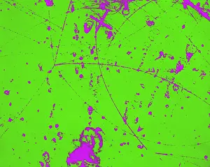 Accelerator Prints: Particle Tracks