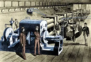 Manhattan Prints: Pearl Street Station Central Power Plant, 1880s