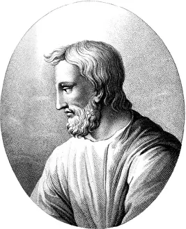 Ancient Prints: Pedanius Dioscorides, Ancient Greek Physician