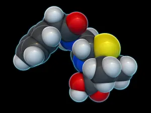 Atomic Prints: Penicillin G Molecular Model