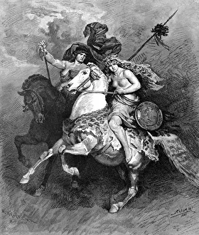 Culture Prints: Penthesilea, Amazon Warrior Queen