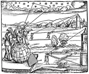 Instrument Prints: Petrus, Apianus, Introductio Geographica, 1532