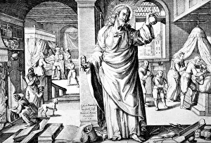 Nurses Prints: Physician As God, 17th Century