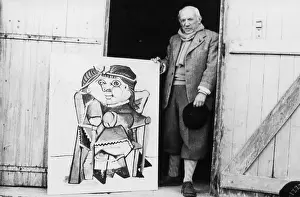 Sculptor Prints: Picasso with Painting