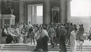 Sport Prints: Pindar Reciting Victory Ode, Ancient Olympic Games