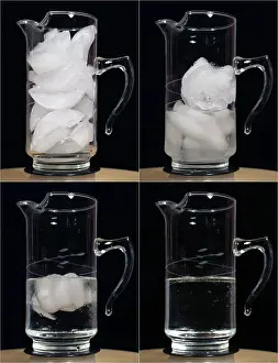 Waters Prints: A pitcher of ice melts over 4 hours