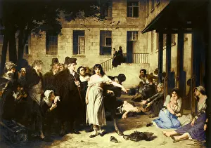 Hospital Prints: Pitie-Salpetriere Hospital, 1795