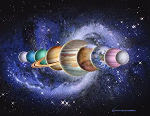 Astronomy Prints: Planets in the Solar System