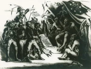 Alexander Prints: Political Cartoon of the Confederacy