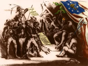 Robert Prints: Political Cartoon of the Confederacy