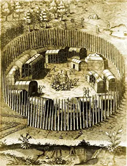 Found Prints: Pomeiok Village, 1588