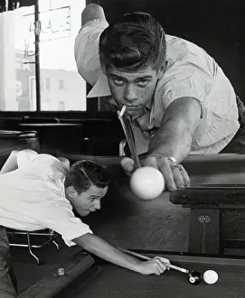 Science Source Collection Prints: Pool Player